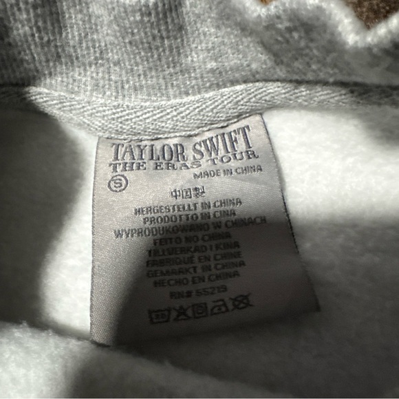 TaylorSwift TTPD Eras Tour II Gray Crewneck Sweatshirt 2024 Official Size Small - Picture 6 of 7